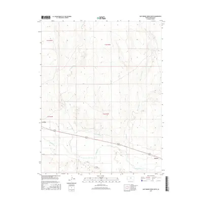 2015 Map of East Bridge Creek South, 2015 Print