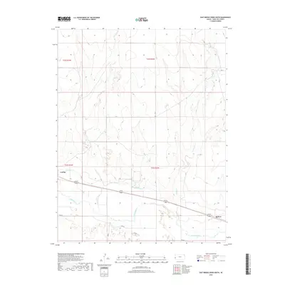 2018 Map of East Bridge Creek South, 2018 Print