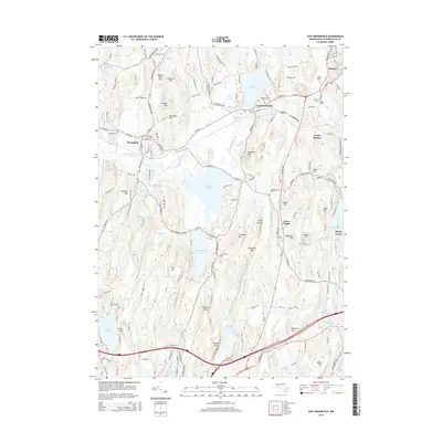 2015 Map of East Brookfield, 2015 Print