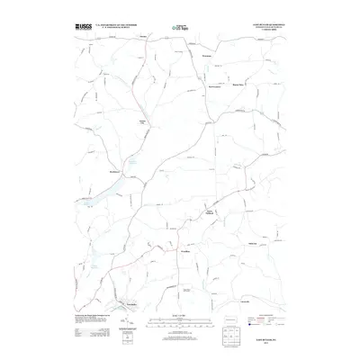 2013 Map of East Butler, 2013 Print