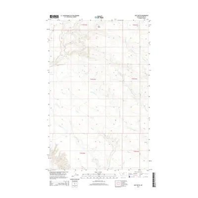2014 Map of East Butte, 2014 Print