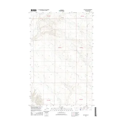 2017 Map of East Butte, 2017 Print