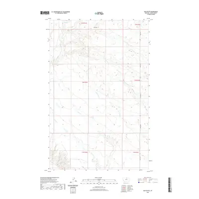 2020 Map of East Butte, 2020 Print
