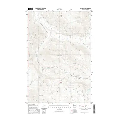 2014 Map of East Canyon Ridge, 2014 Print