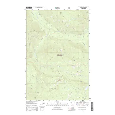 2017 Map of East Canyon Ridge, 2017 Print