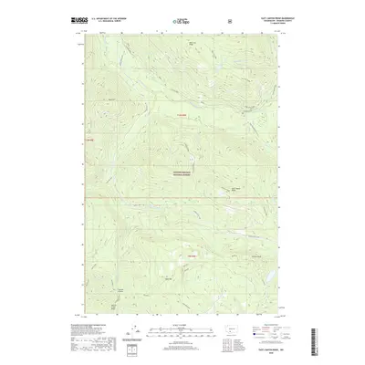 2020 Map of East Canyon Ridge, 2020 Print