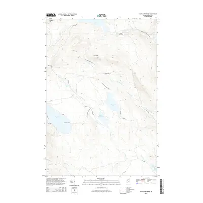 2014 Map of East Carry Pond, 2014 Print