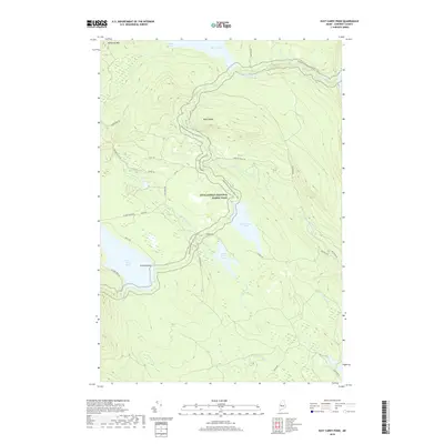 2018 Map of East Carry Pond, 2018 Print