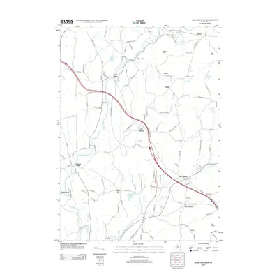 2013 Map of East Chatham, 2013 Print