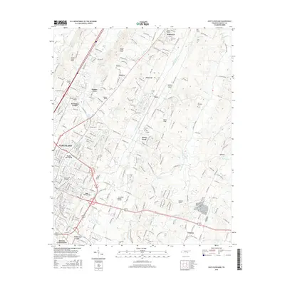 2016 Map of East Cleveland, 2016 Print