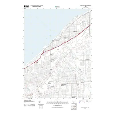 2010 Map of East Cleveland, 2010 Print