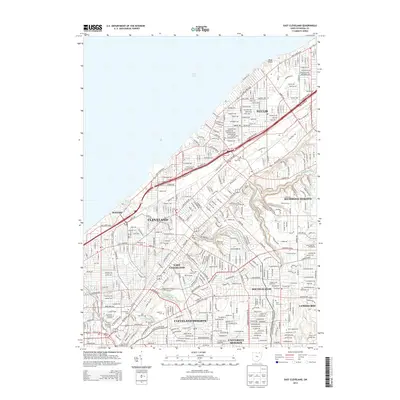 2013 Map of East Cleveland, 2013 Print
