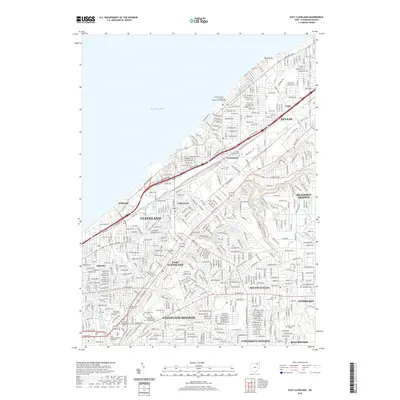 2019 Map of East Cleveland, 2019 Print