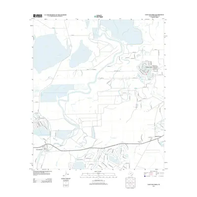 2013 Map of East Columbia, 2013 Print