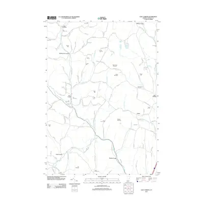 2012 Map of East Corinth, 2012 Print