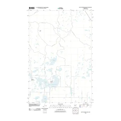 2010 Map of East Crooked Lake, 2010 Print