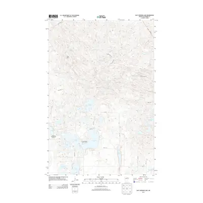 2013 Map of East Crooked Lake, 2013 Print