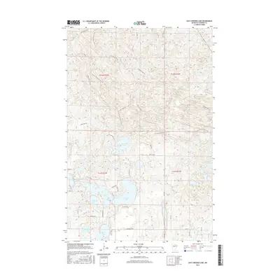2016 Map of East Crooked Lake, 2016 Print
