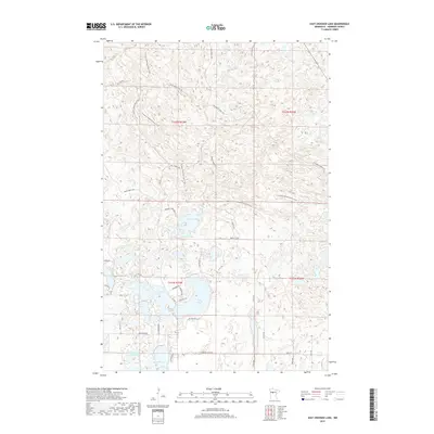 2019 Map of East Crooked Lake, 2019 Print