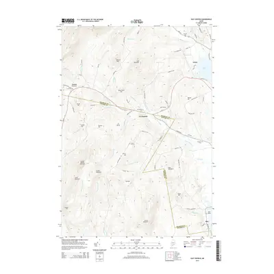 2014 Map of East Dixfield, 2014 Print