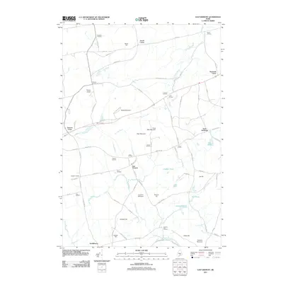 2011 Map of East Dixmont, 2011 Print