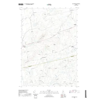2018 Map of East Dixmont, 2018 Print