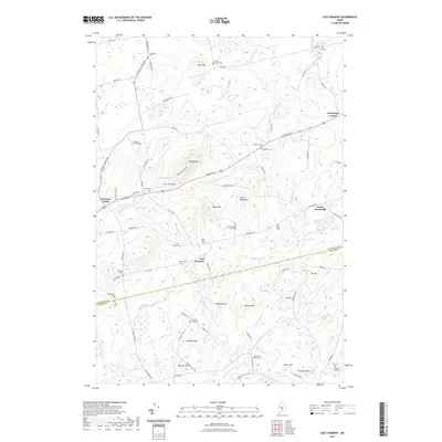 2021 Map of East Dixmont, 2021 Print