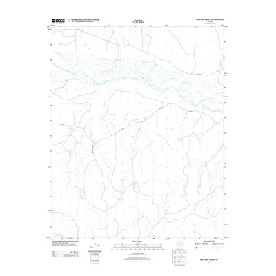 2012 Map of East Dry Creek, 2012 Print