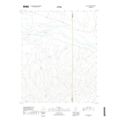 2019 Map of East Dry Creek, 2019 Print