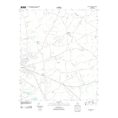 2011 Map of East Dublin, 2011 Print