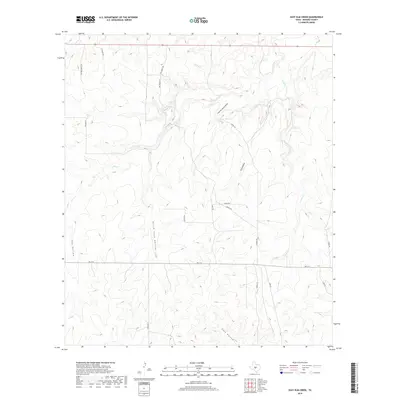 2019 Map of East Elm Creek, 2019 Print