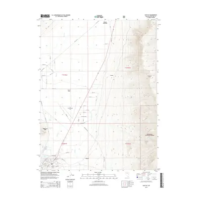 2014 Map of East Ely, 2014 Print
