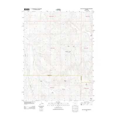 2013 Map of East Evacuation Creek, 2013 Print