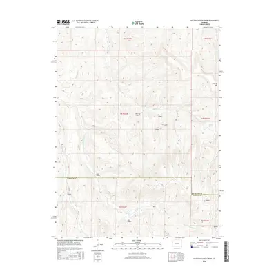 2016 Map of East Evacuation Creek, 2016 Print