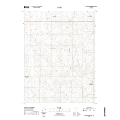 2019 Map of East Evacuation Creek, 2019 Print