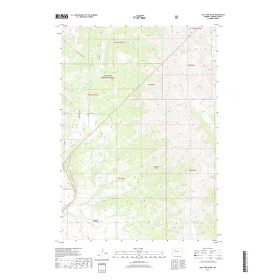 2017 Map of East Fork Basin, 2017 Print