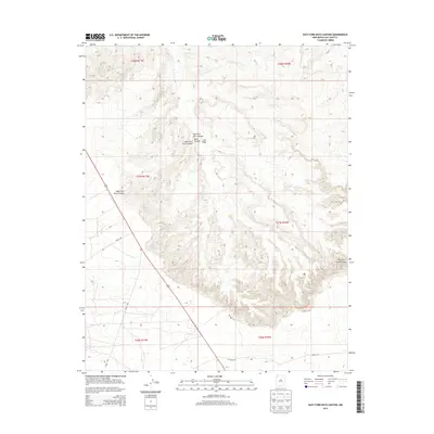 2013 Map of East Fork Kutz Canyon, 2013 Print