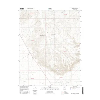 2017 Map of East Fork Kutz Canyon, 2017 Print