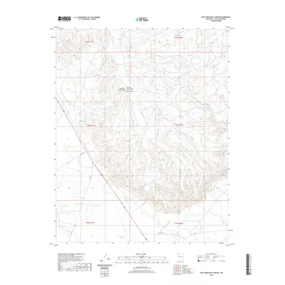 2020 Map of East Fork Kutz Canyon, 2020 Print