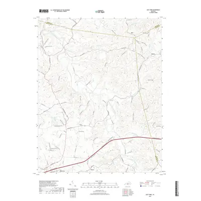 2019 Map of East Fork, 2019 Print