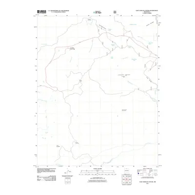 2011 Map of East Gavilan Canyon, 2011 Print