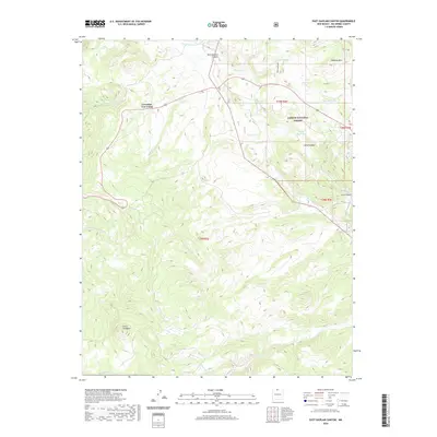 2020 Map of East Gavilan Canyon, 2020 Print