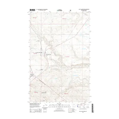 2014 Map of East Glacier Park, 2014 Print