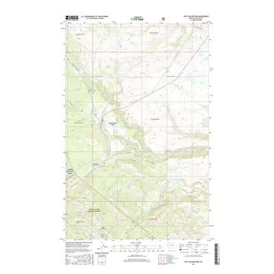 2017 Map of East Glacier Park, 2017 Print