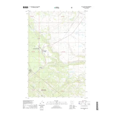 2020 Map of East Glacier Park, 2020 Print