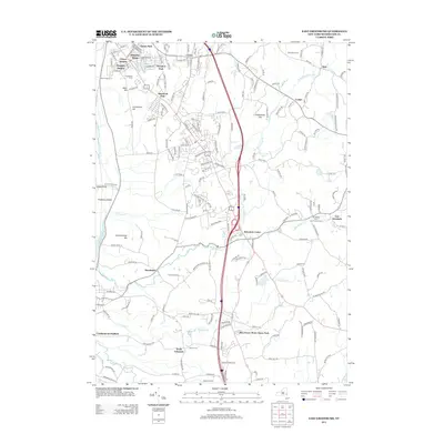 2013 Map of East Greenbush, 2013 Print