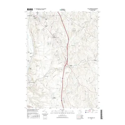 2016 Map of East Greenbush, 2016 Print