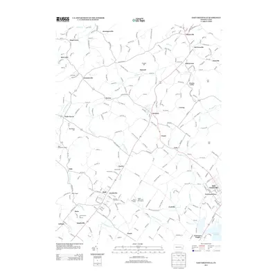 2013 Map of East Greenville, 2013 Print