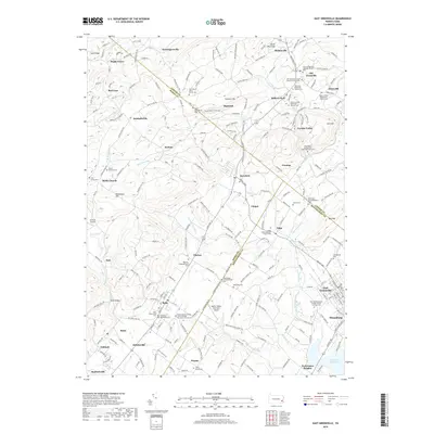 2019 Map of East Greenville, 2019 Print