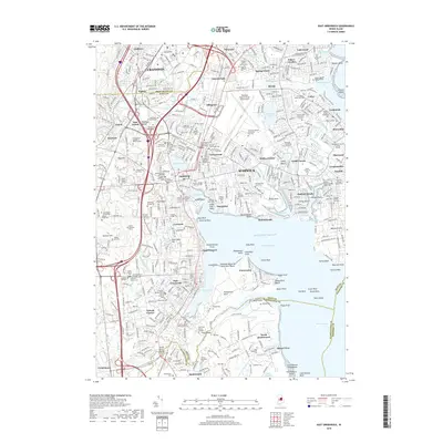 2018 Map of East Greenwich, 2018 Print